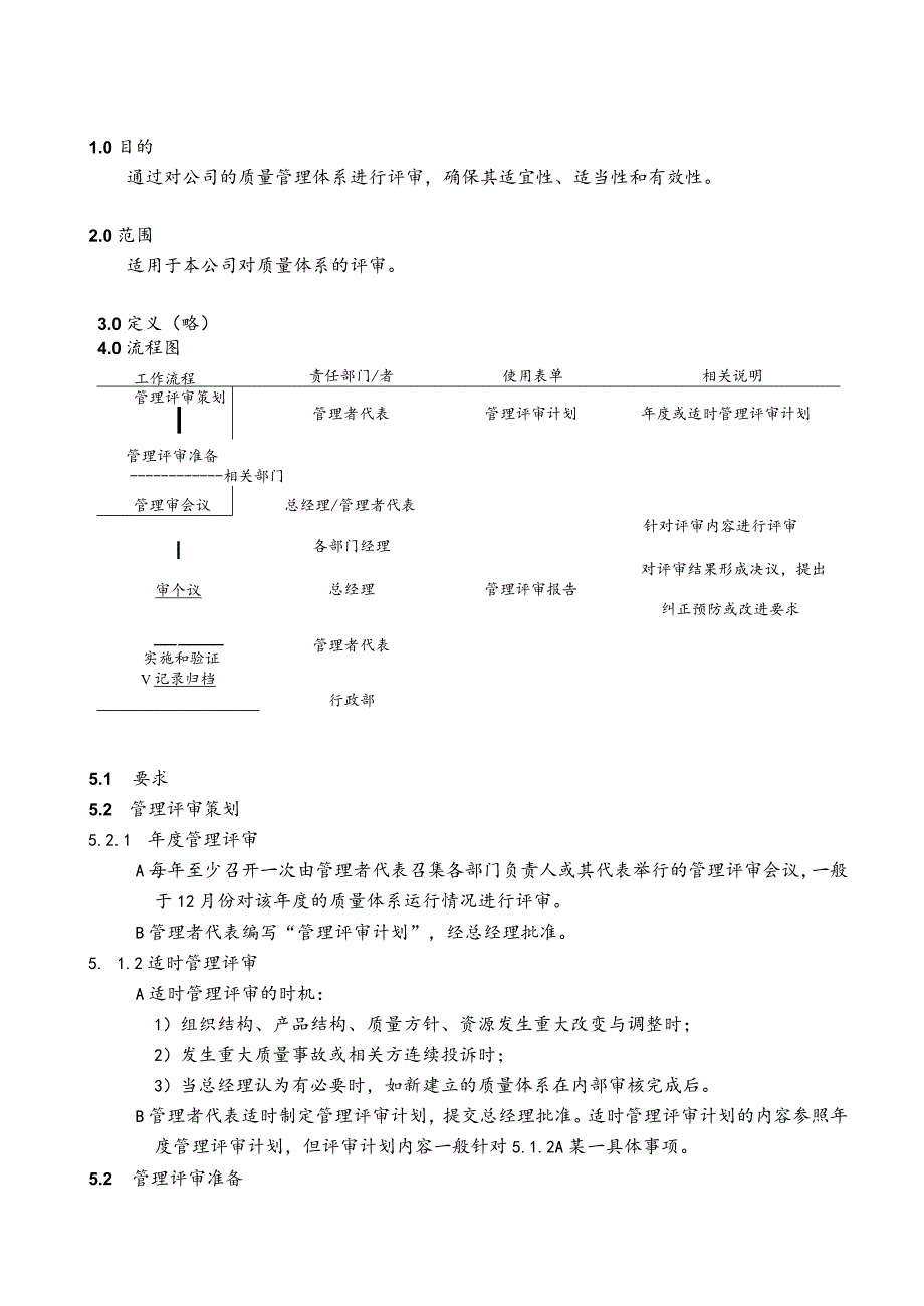 管理评审程序（塑料制品）.docx_第1页