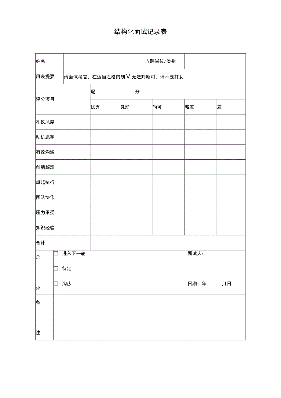 结构化面试评分表.docx_第2页