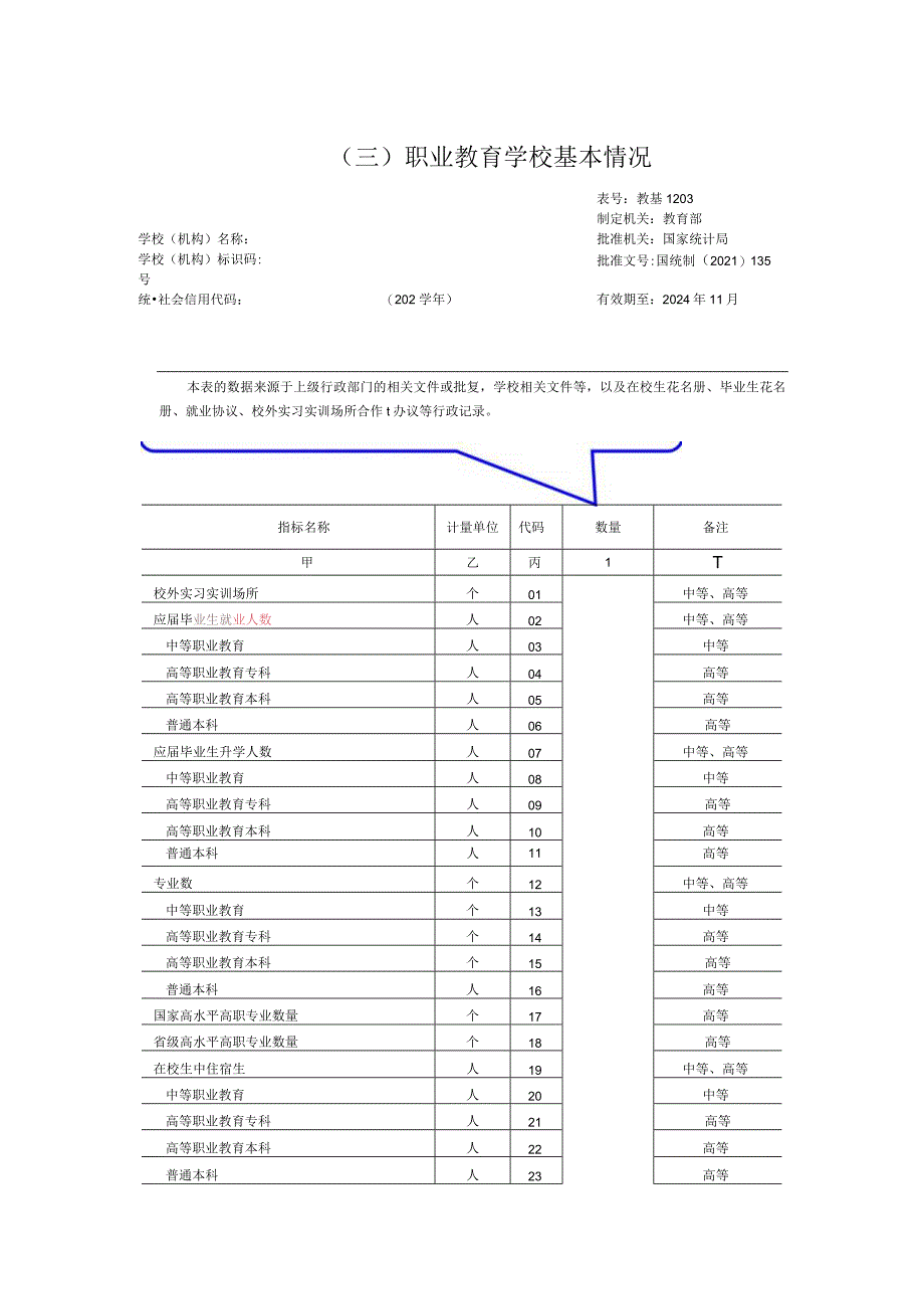 教基1203职业教育学校基本情况.docx_第1页