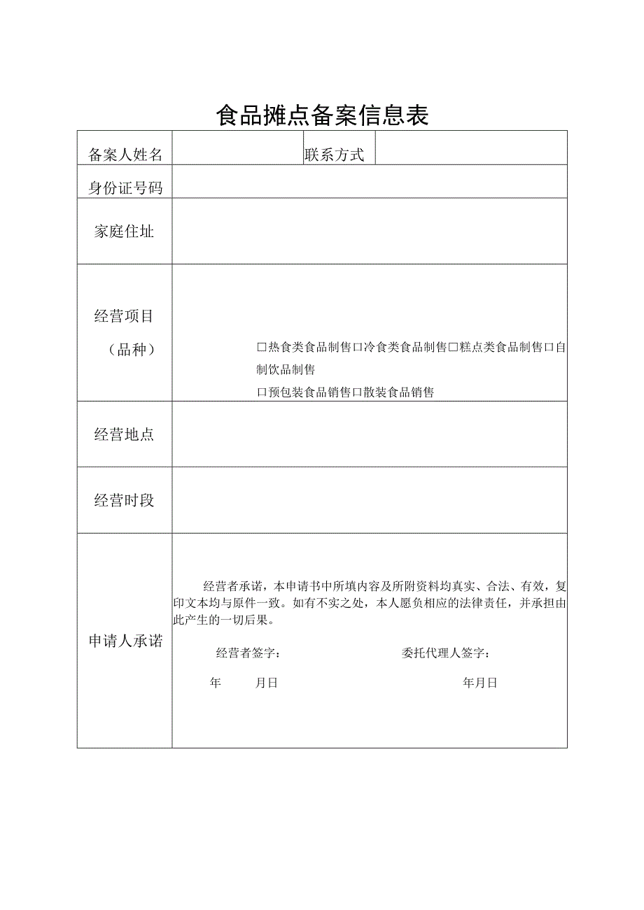 食品摊点备案信息表.docx_第1页