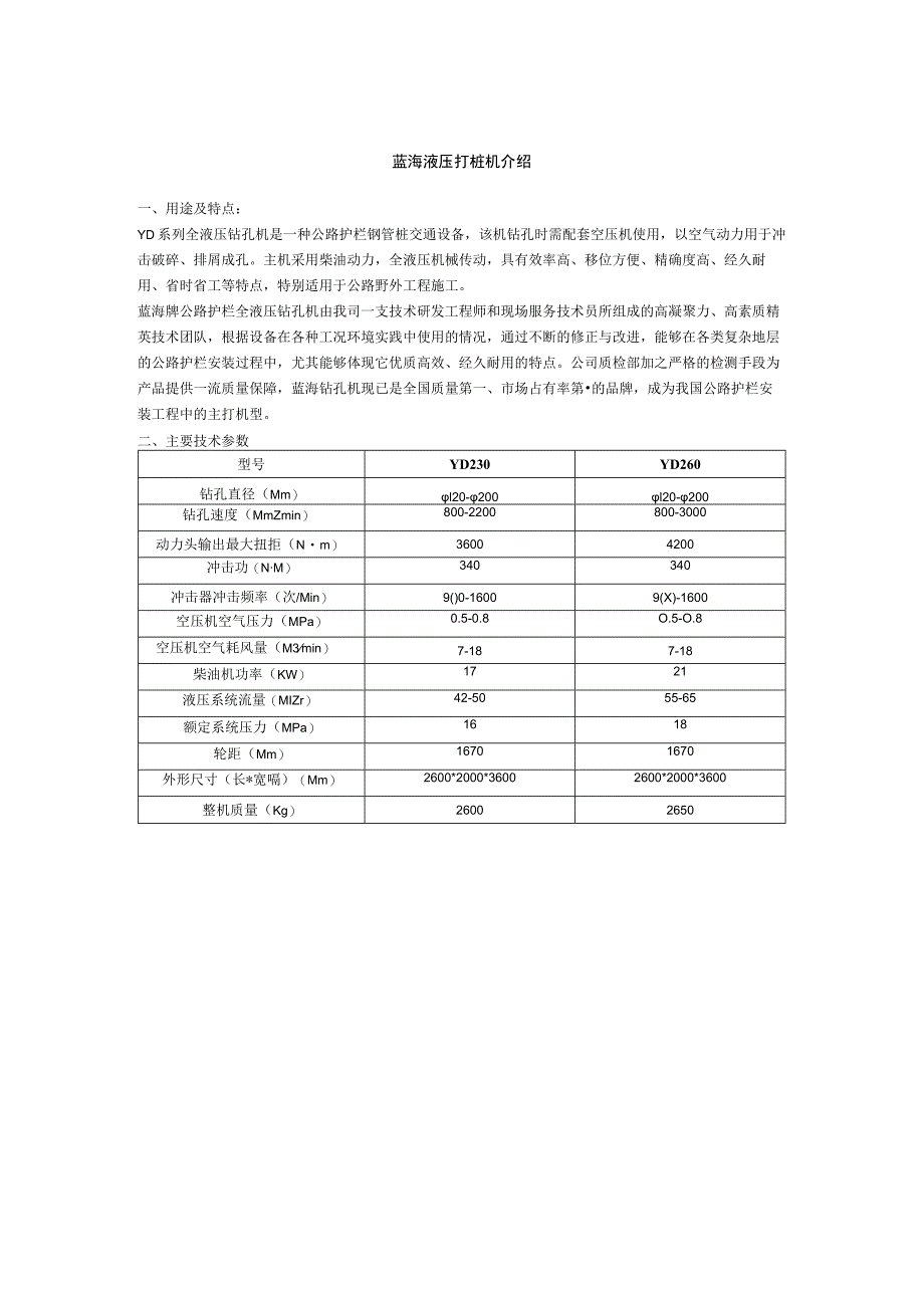 蓝海液压打桩机介绍.docx_第1页