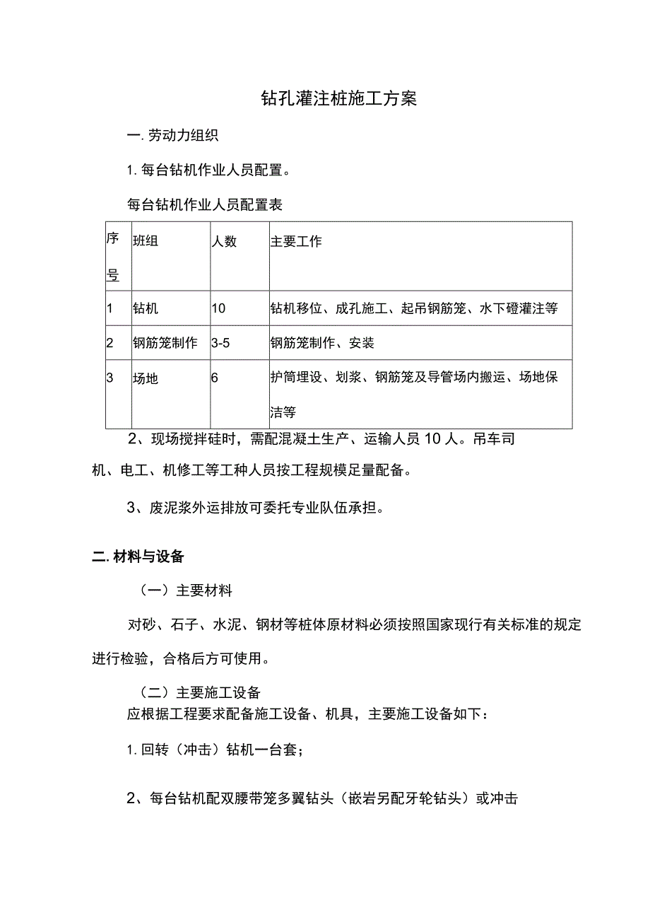 钻孔灌注桩施工方案（全面）.docx_第1页