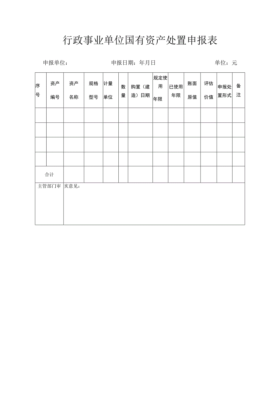 行政事业单位国有资产处置申报材料.docx_第3页