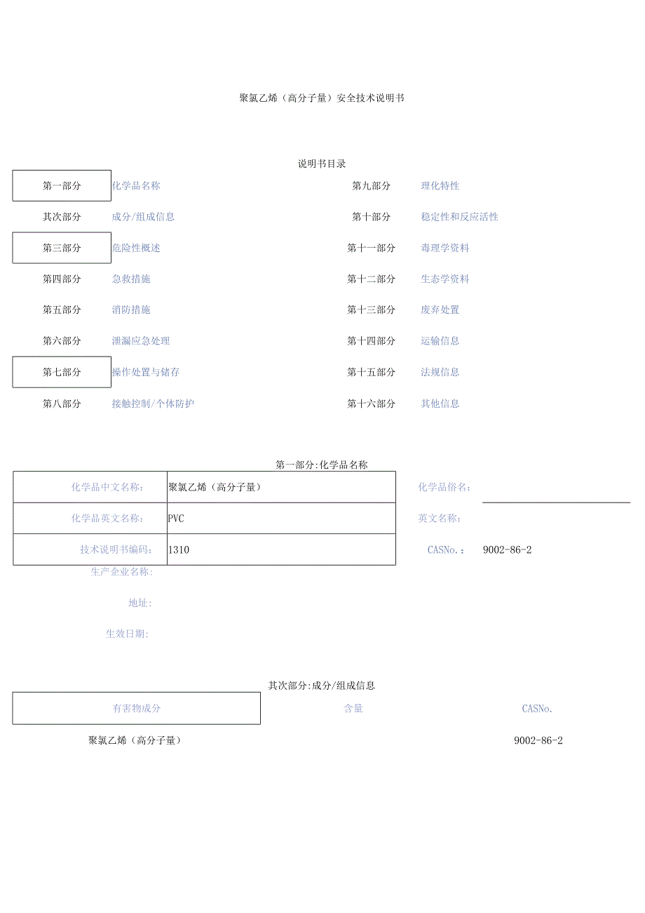 聚氯乙烯安全专业技术说明书.docx_第1页