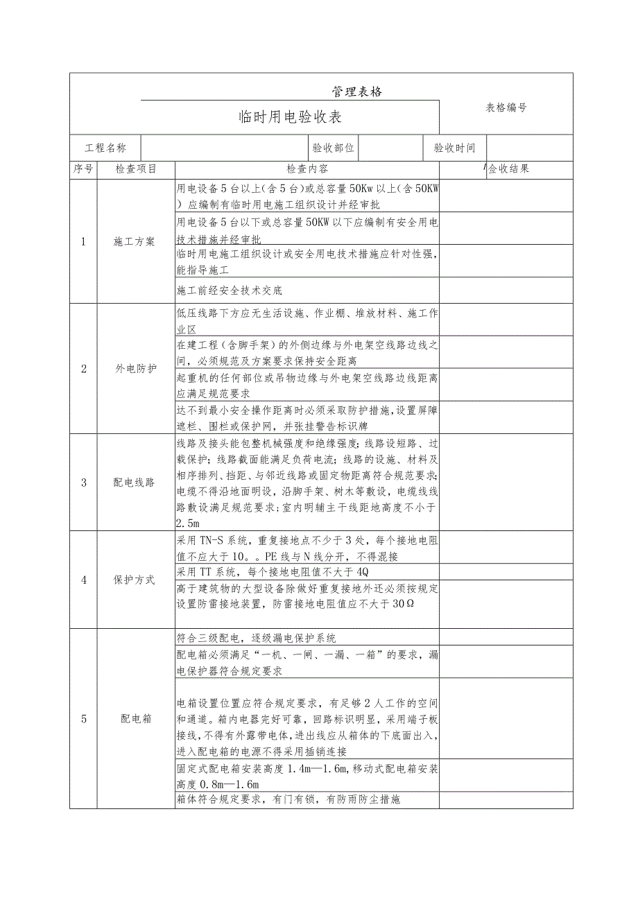 临时用电验收表.docx_第1页