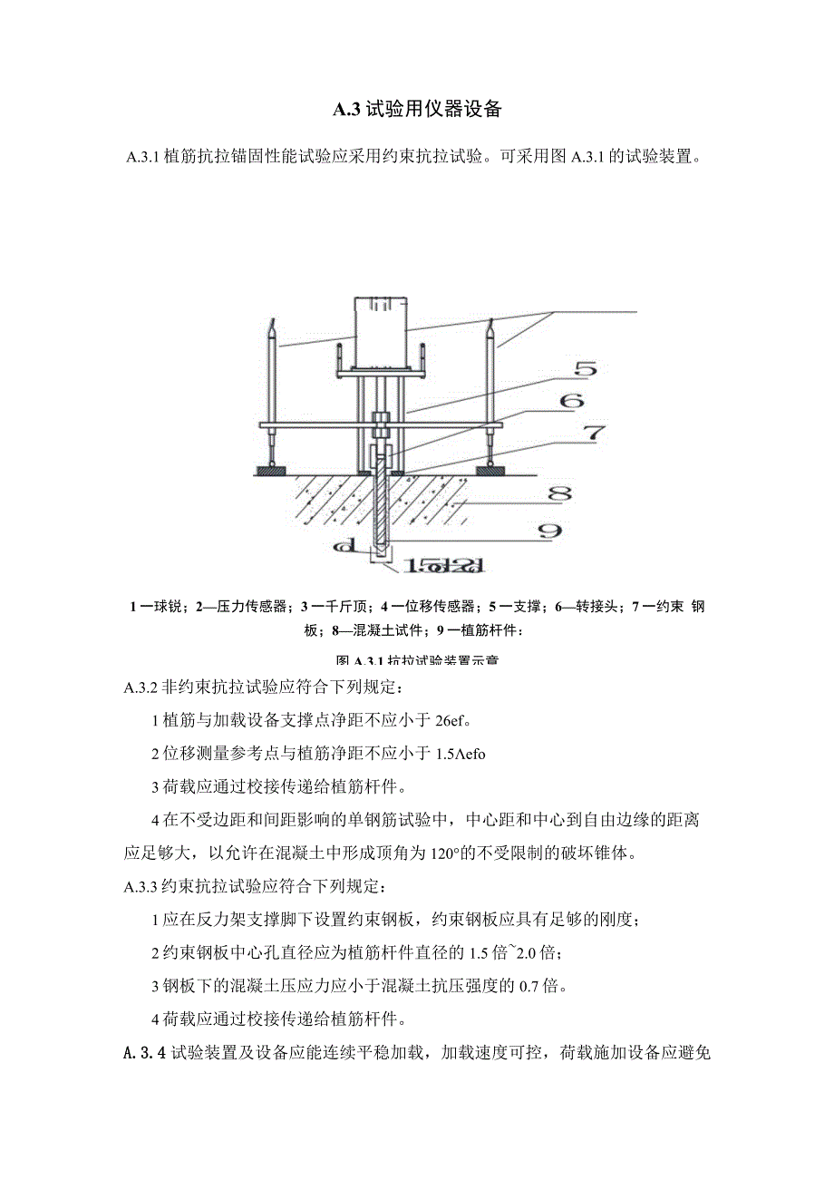 植筋系统试验通用要求、抗震性能试验方法与评估.docx_第3页