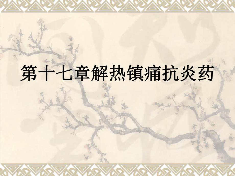 第17章：解热镇痛药.ppt_第1页