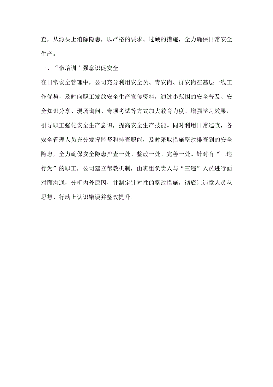 公司安全生产工作总结报道.docx_第2页