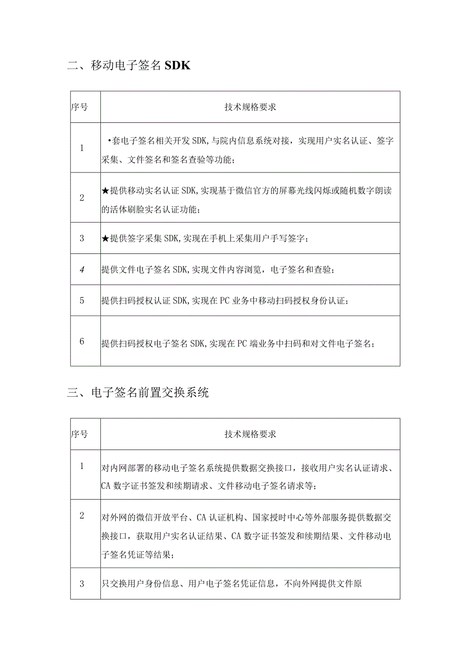 XX市XX区XX医院移动电子签名项目技术需求.docx_第2页