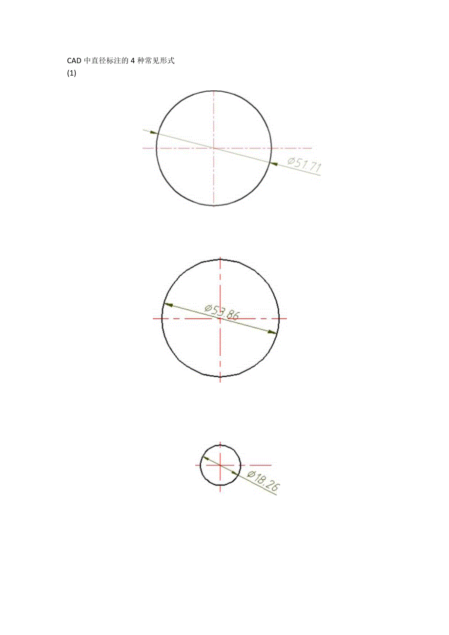 CAD中直径标注的4种常见形式.docx_第1页