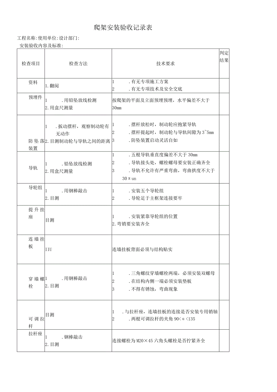 爬架安装验收记录表.docx_第1页