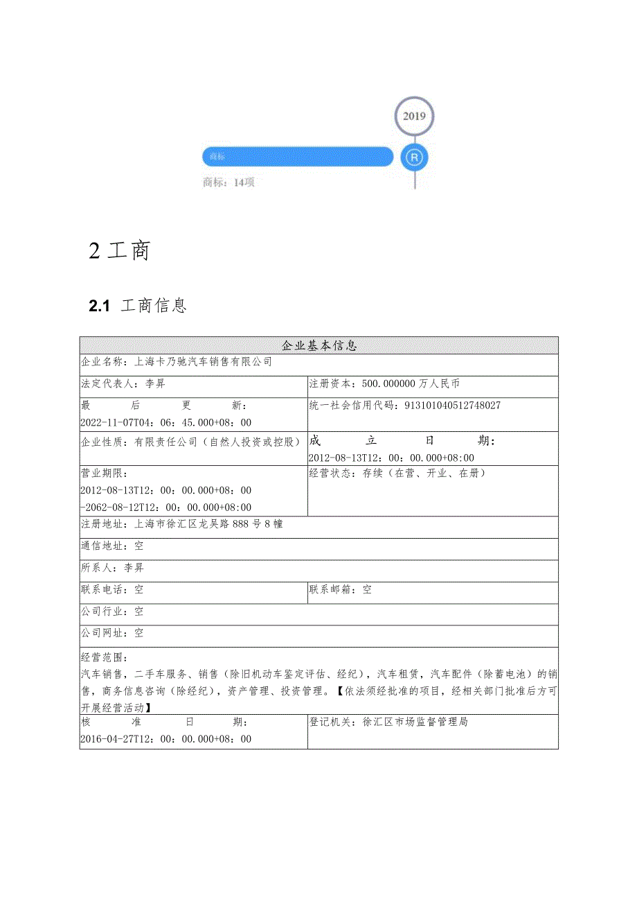 上海卡乃驰汽车销售有限公司介绍企业发展分析报告.docx_第3页