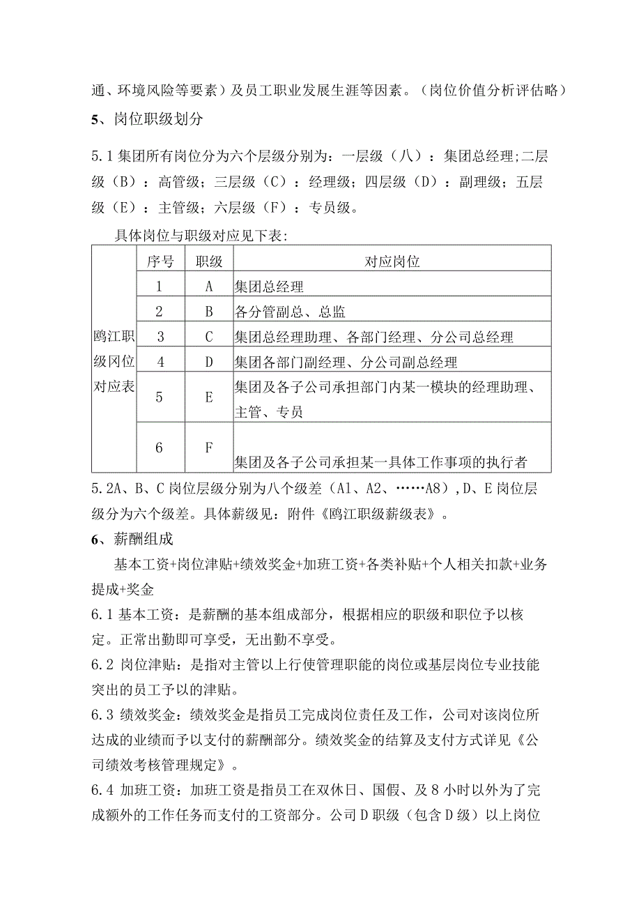 某某集团公司薪酬管理制度管理.docx_第2页