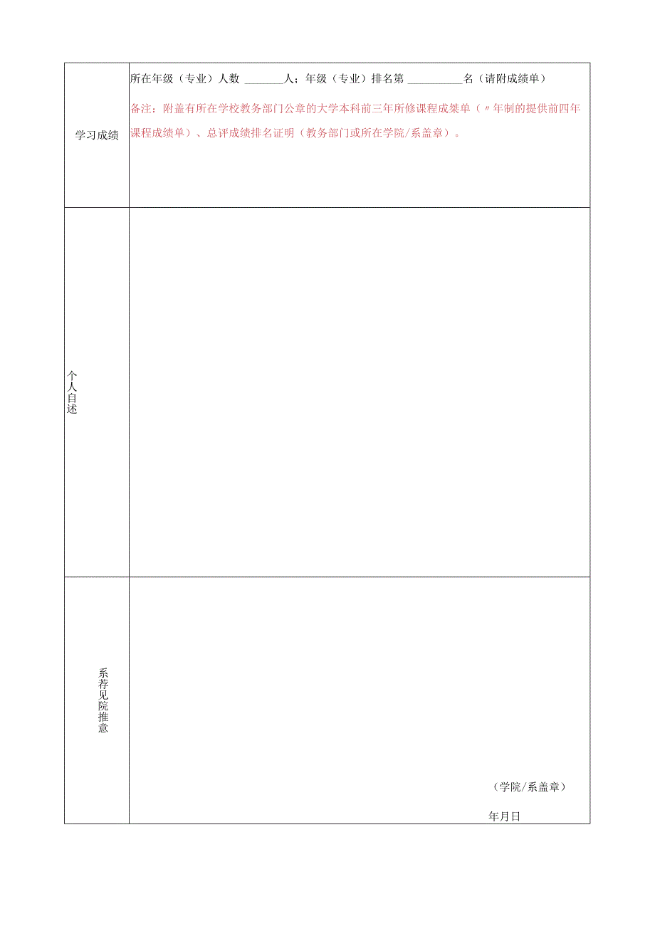 自然资源部第一海洋研究所2023年暑期夏令营申请表.docx_第2页