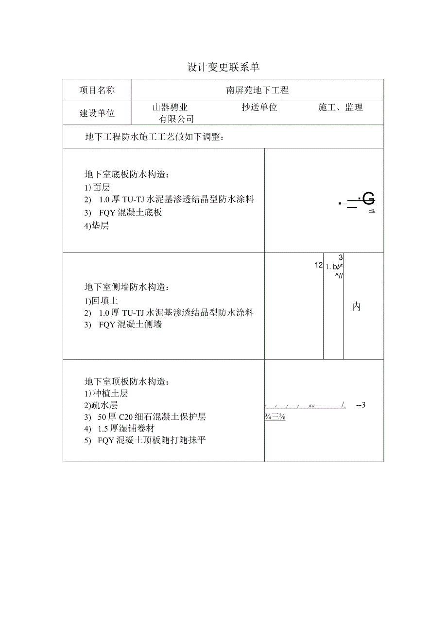 工程设计变更联系单.docx_第1页