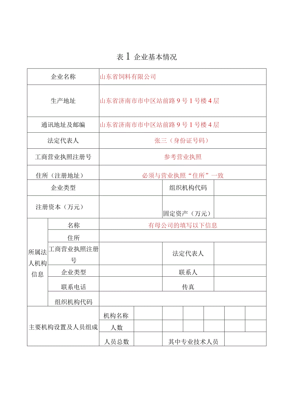 生产许可证混合型饲料添加剂生产许可申请书.docx_第2页