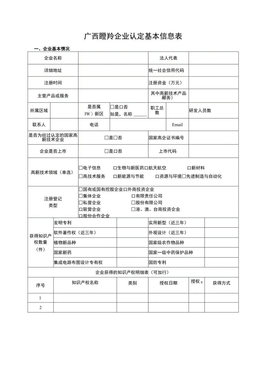 广西壮族自治区瞪羚企业认定申请书模板.docx_第3页