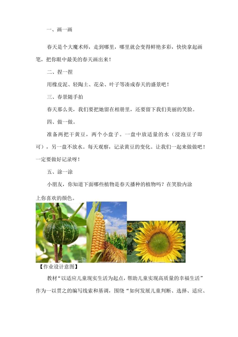 一年级道德与法治下册单元作业设计案例第二单元.docx_第2页