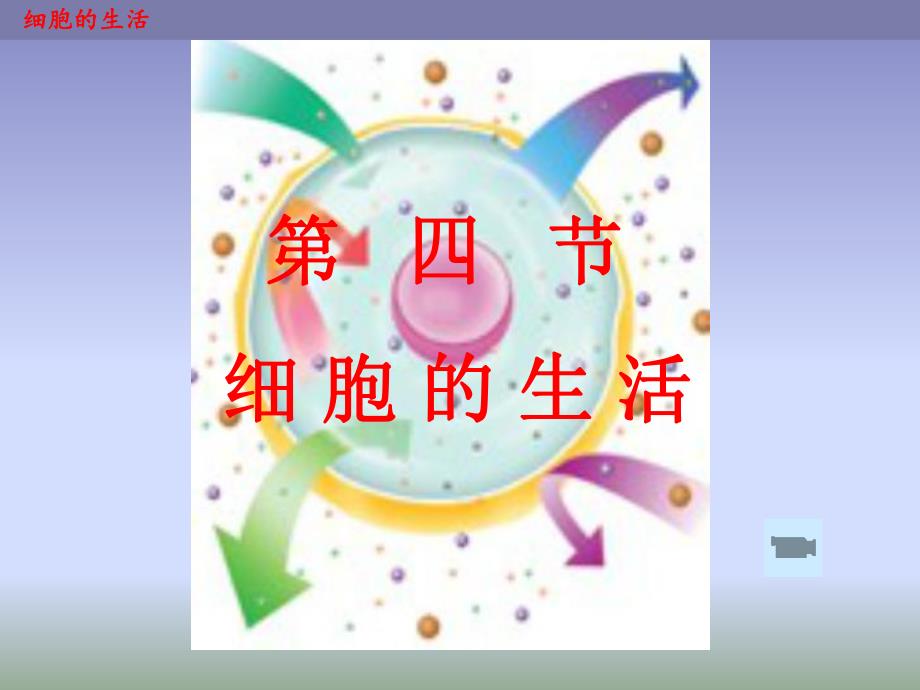 细胞的生活1精品教育.ppt_第1页