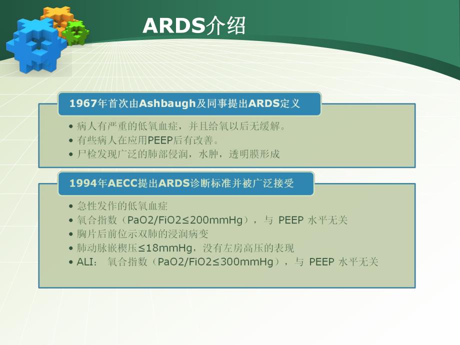 急性呼吸窘迫综合征ARDS诊断标准.ppt_第3页