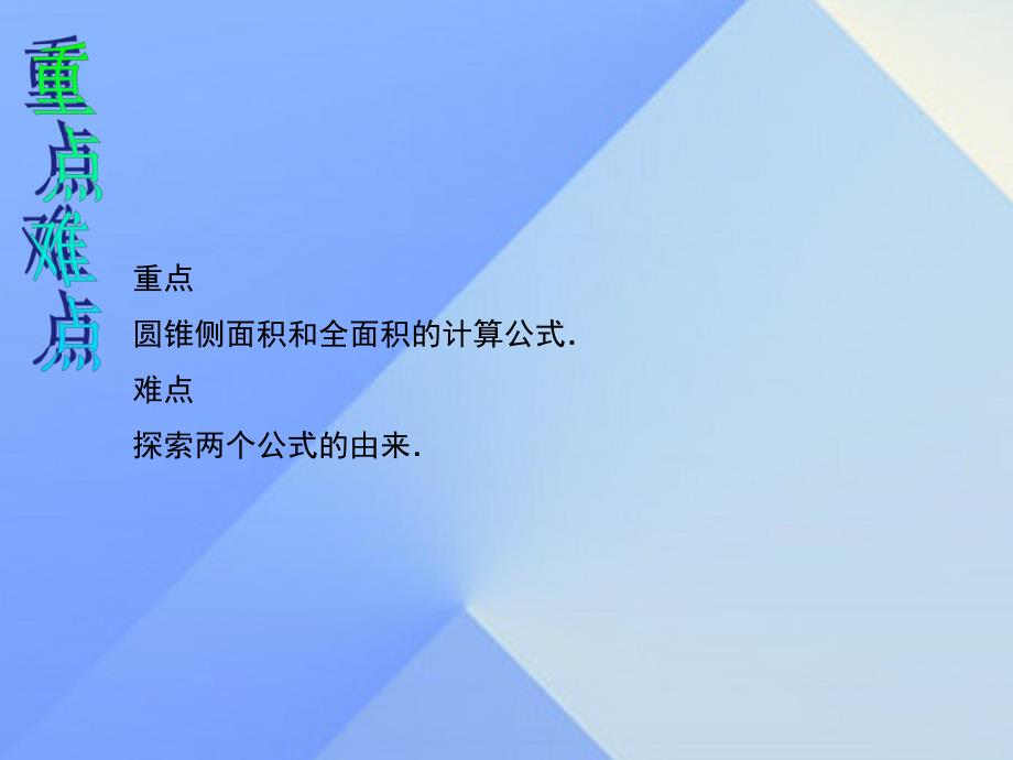 圆锥的侧面积和全面积.ppt_第3页