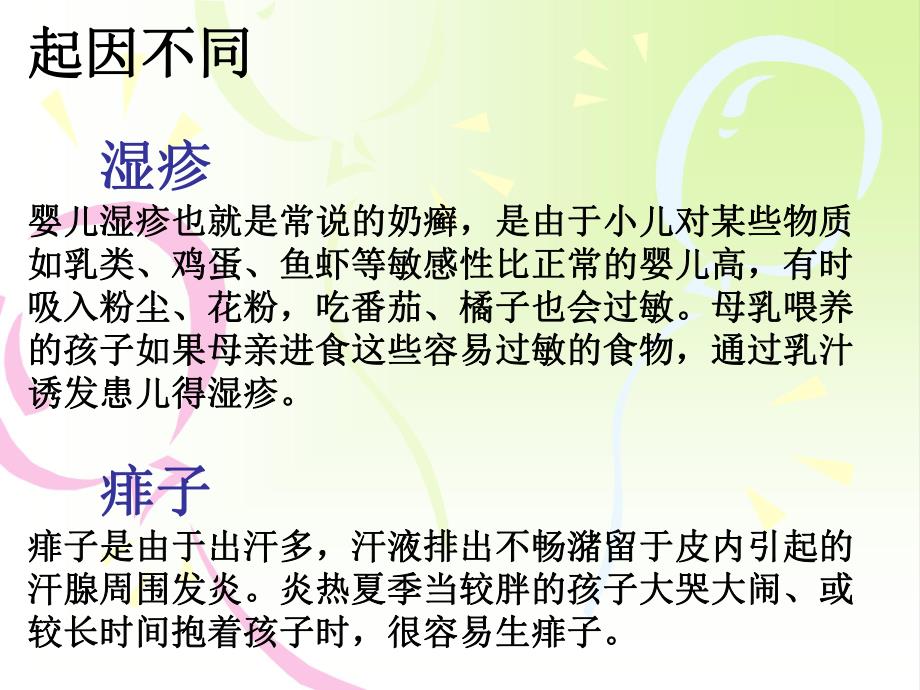 婴儿湿疹与痱子的区别名师编辑PPT课件.ppt_第2页