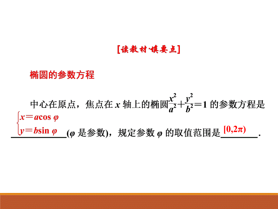 椭圆的参数方程课件.ppt_第2页