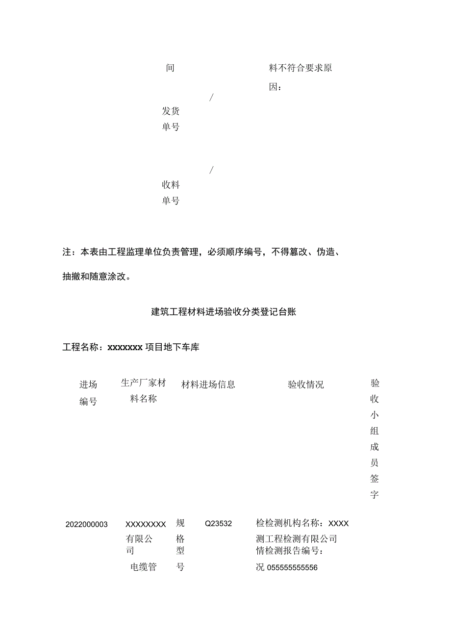 建筑工程材料进场验收分类登记台账.docx_第3页