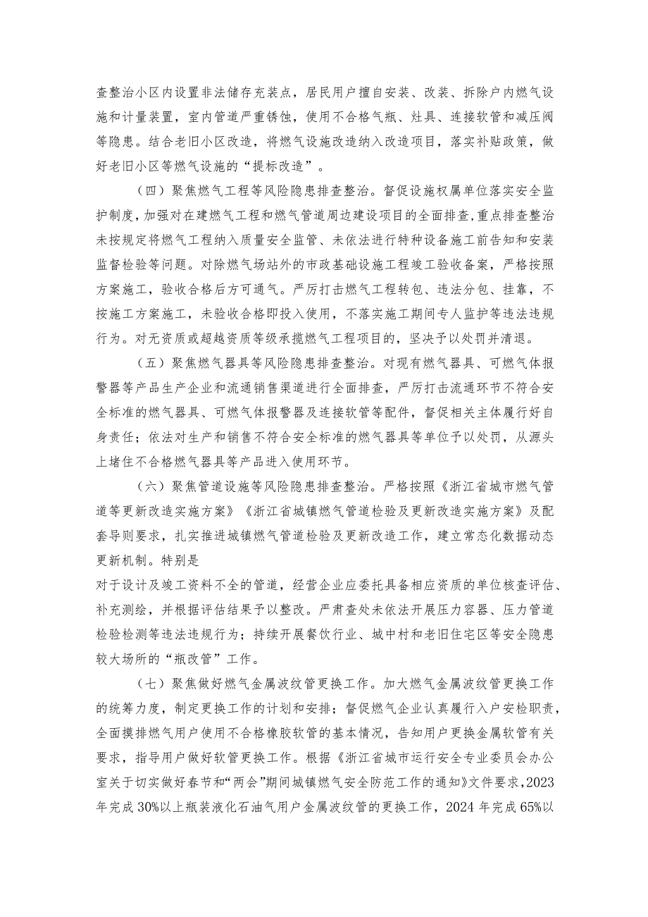 xxx镇城镇燃气安全专项整治行动方案.docx_第2页