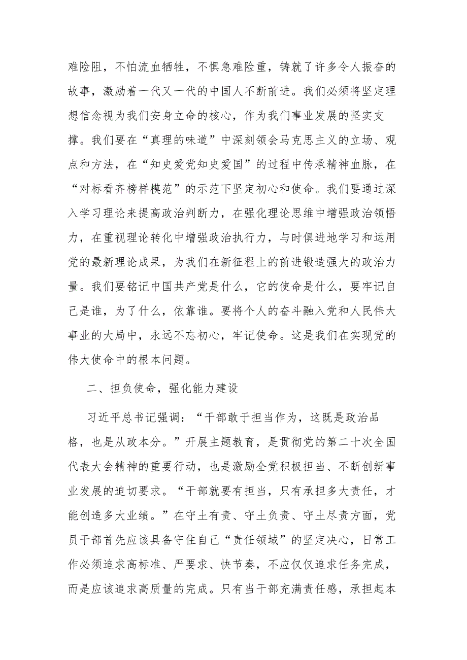 2篇专题党课：贯彻主题教育精神 扬青年风采 谱无悔青春.docx_第3页