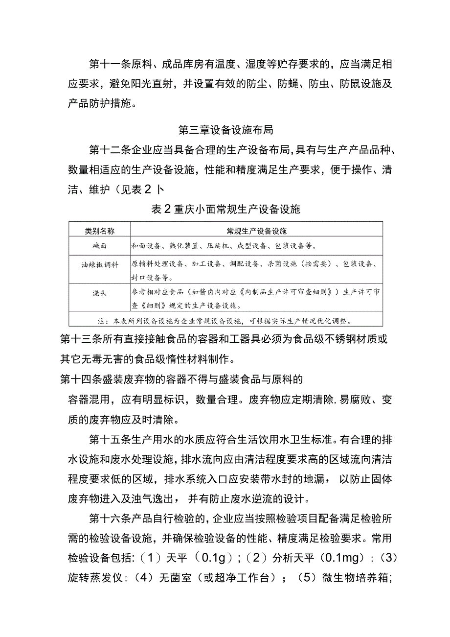 重庆小面生产许可审查细则（征求意见稿）.docx_第3页