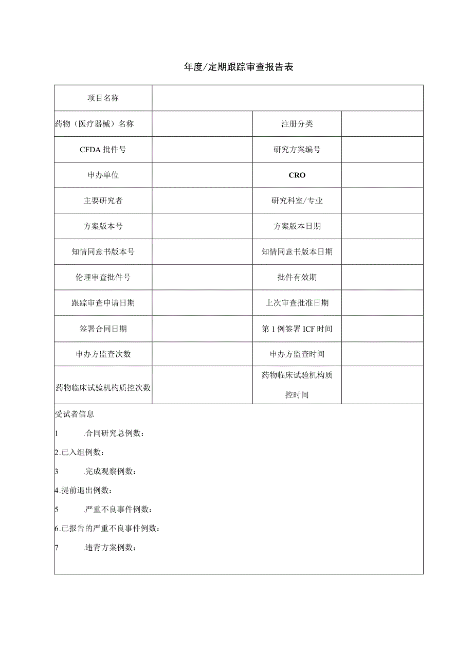 年度定期跟踪审查报告表.docx_第1页