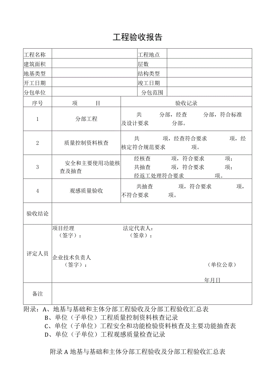 建筑工程竣工验收报告范本1.docx_第2页