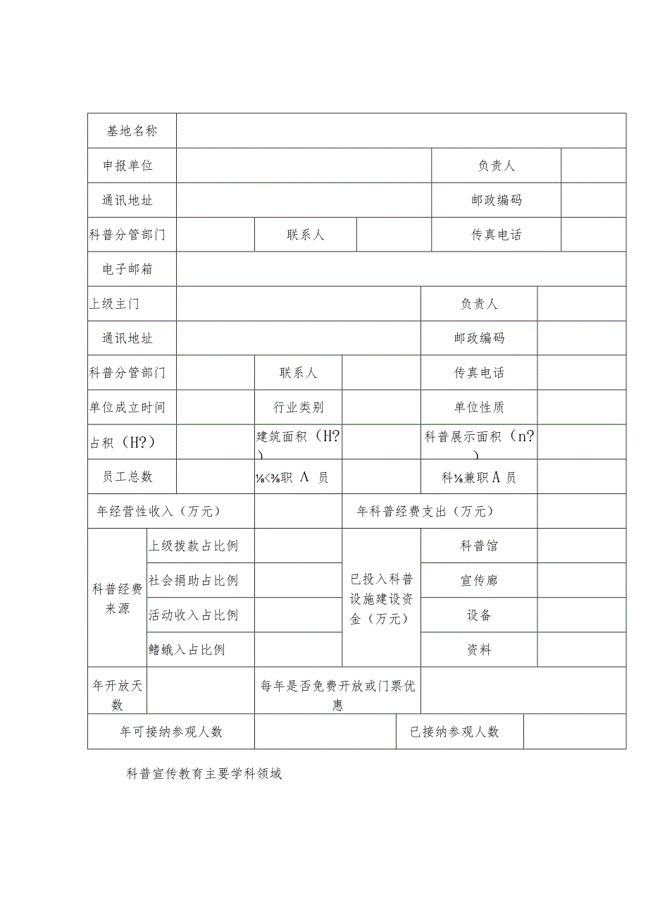 陕西省青少年科技教育基地申报表.docx_第3页