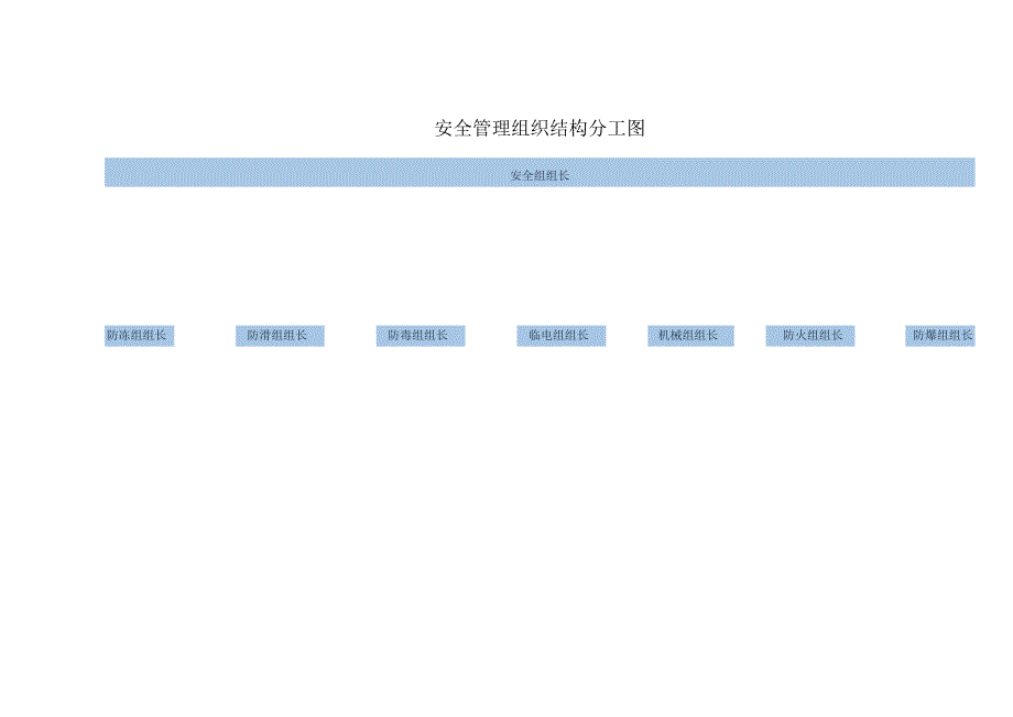 安全管理组织结构分工图.docx_第1页