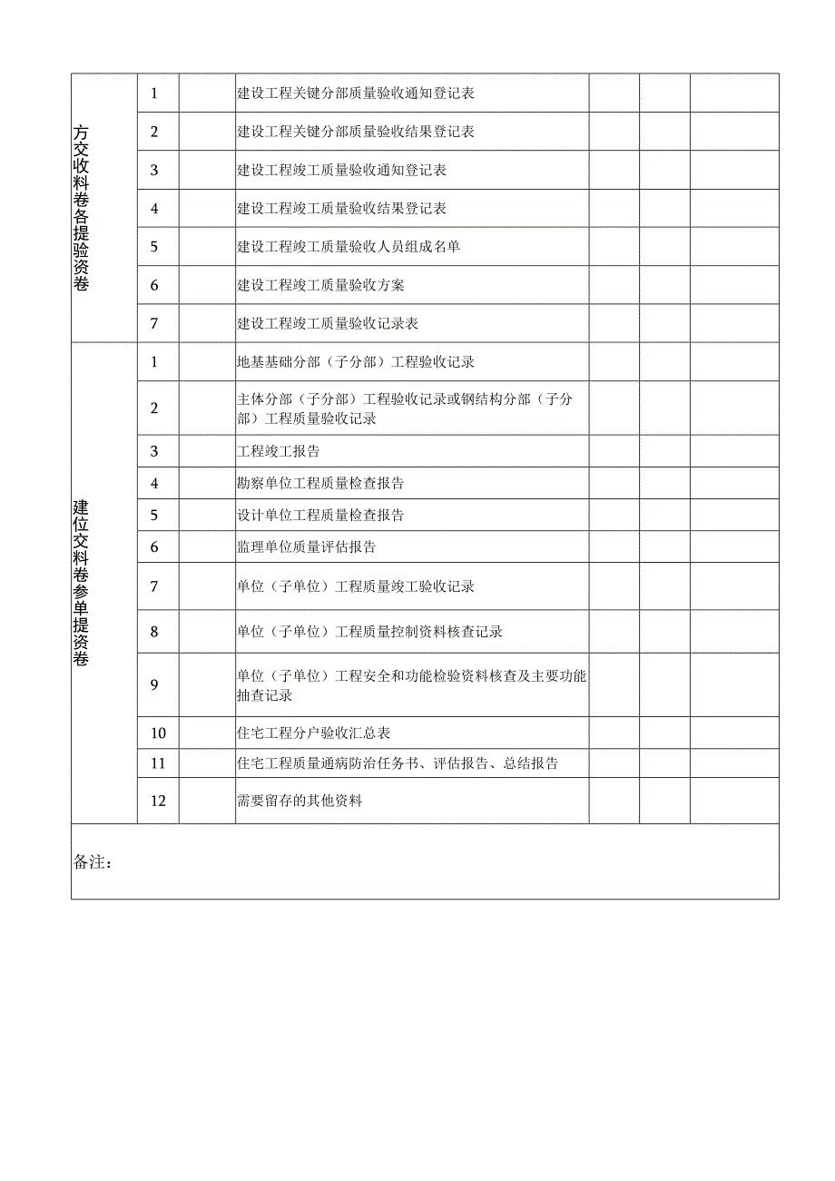 工程监督档案核查表模板.docx_第2页