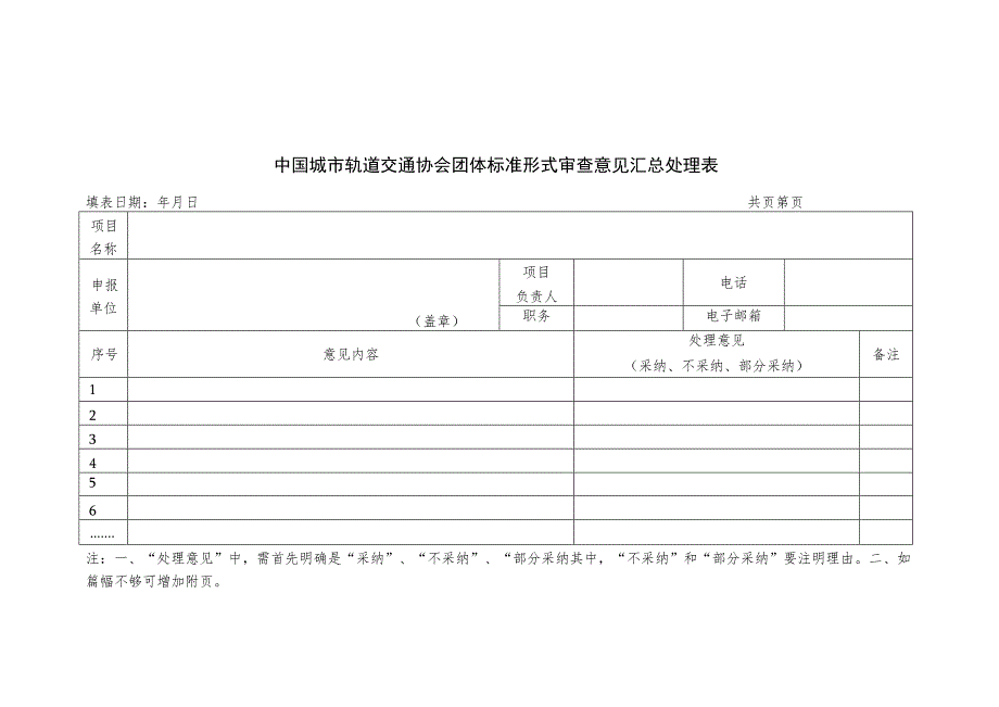 模板39.中国城市轨道交通协会团体标准形式审查意见汇总处理表.docx_第1页