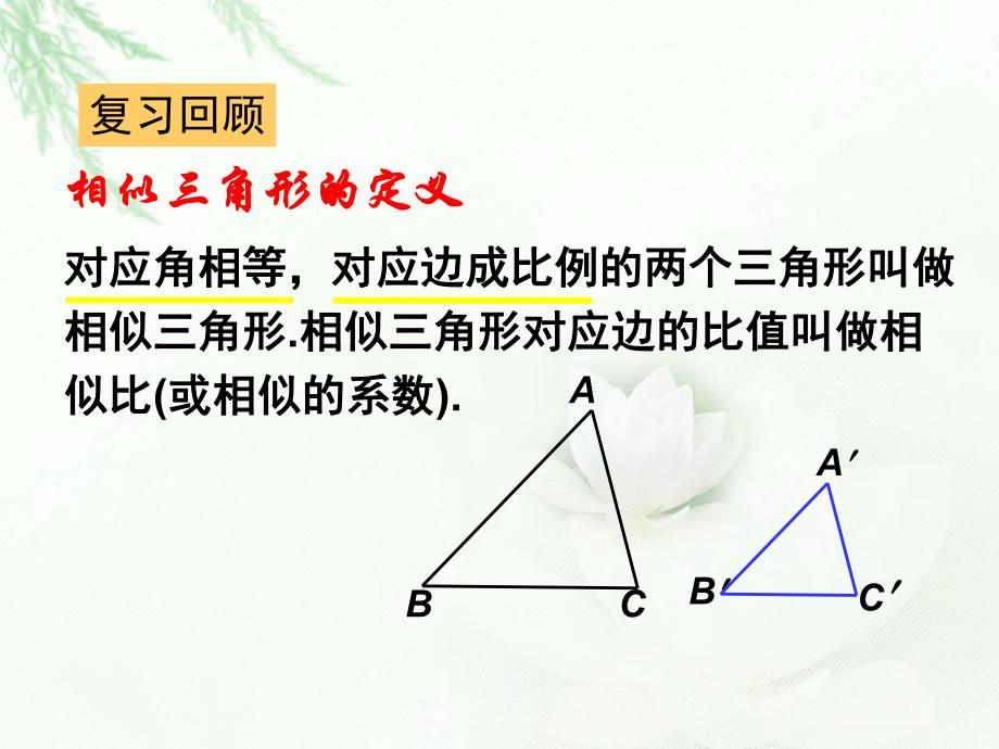 第一讲相似三角形的判断及有关性质.ppt_第2页