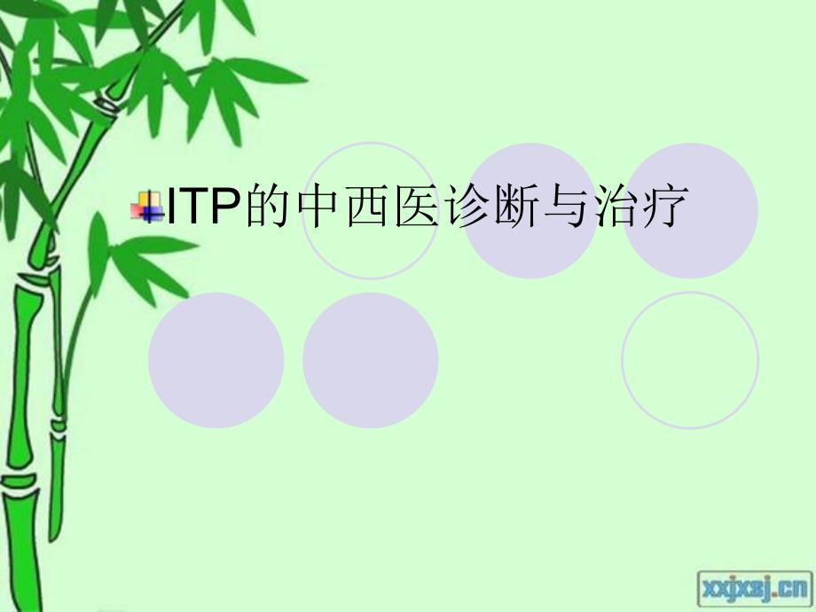 ITP的中西医诊断与治疗.ppt_第1页