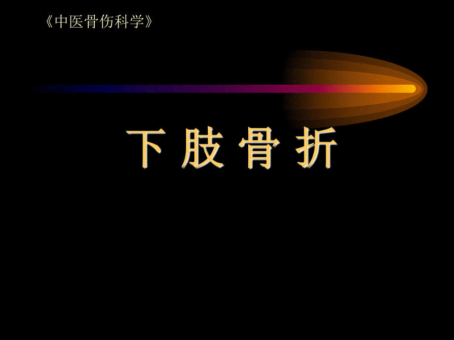 下肢骨折[精彩].ppt_第1页