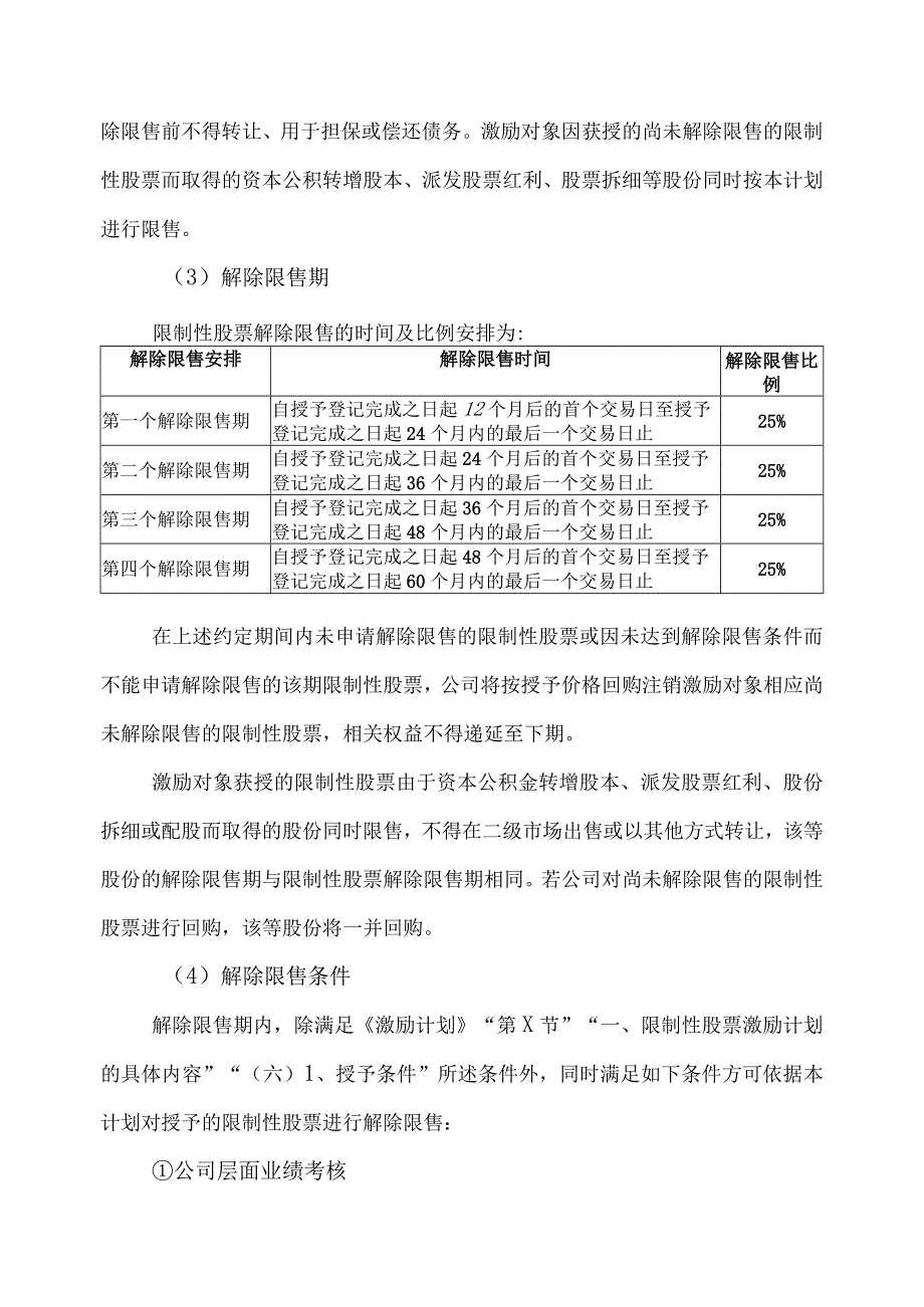 XX股份有限公司关于公司2023年限制性股票激励计划权益授予方案(2023年).docx_第3页