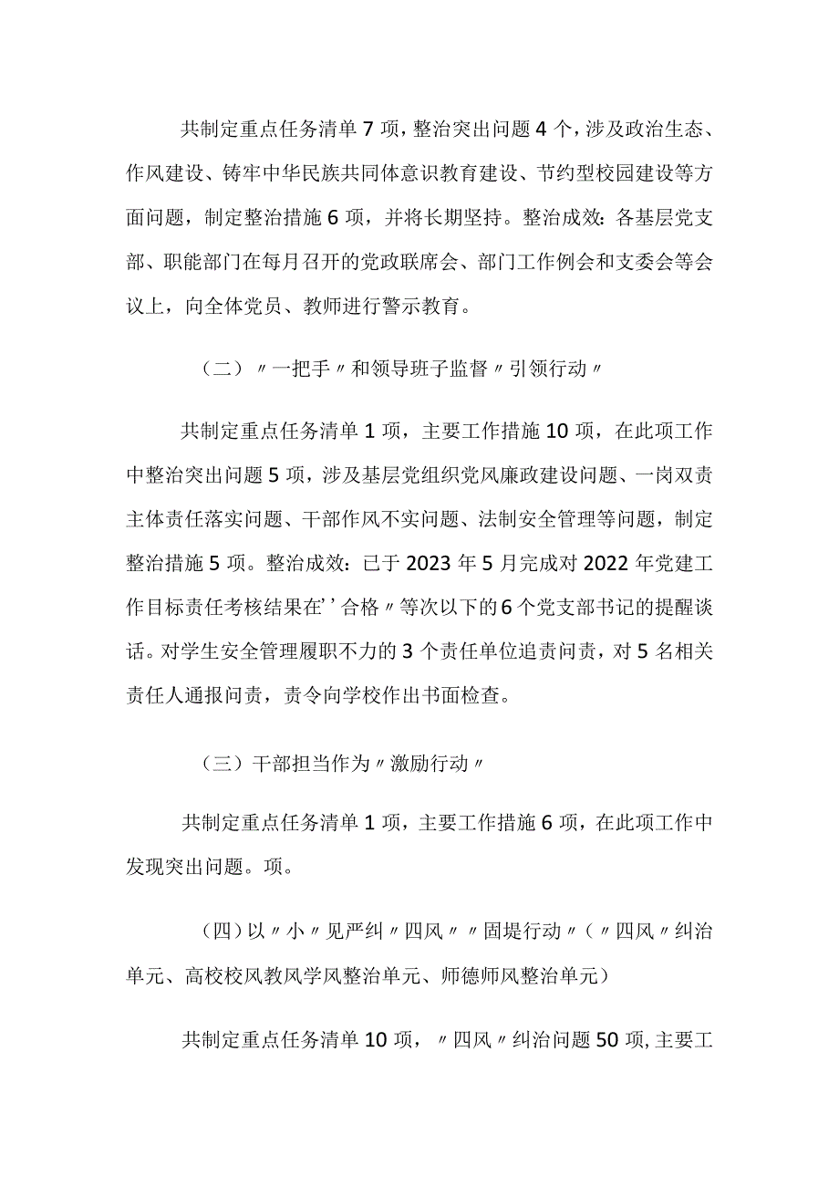 2023年上半年“清廉学校”建设行动工作报告.docx_第2页