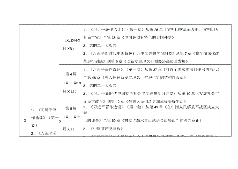 党支部第二批主题教育学习计划表格（按必读书目）.docx_第2页