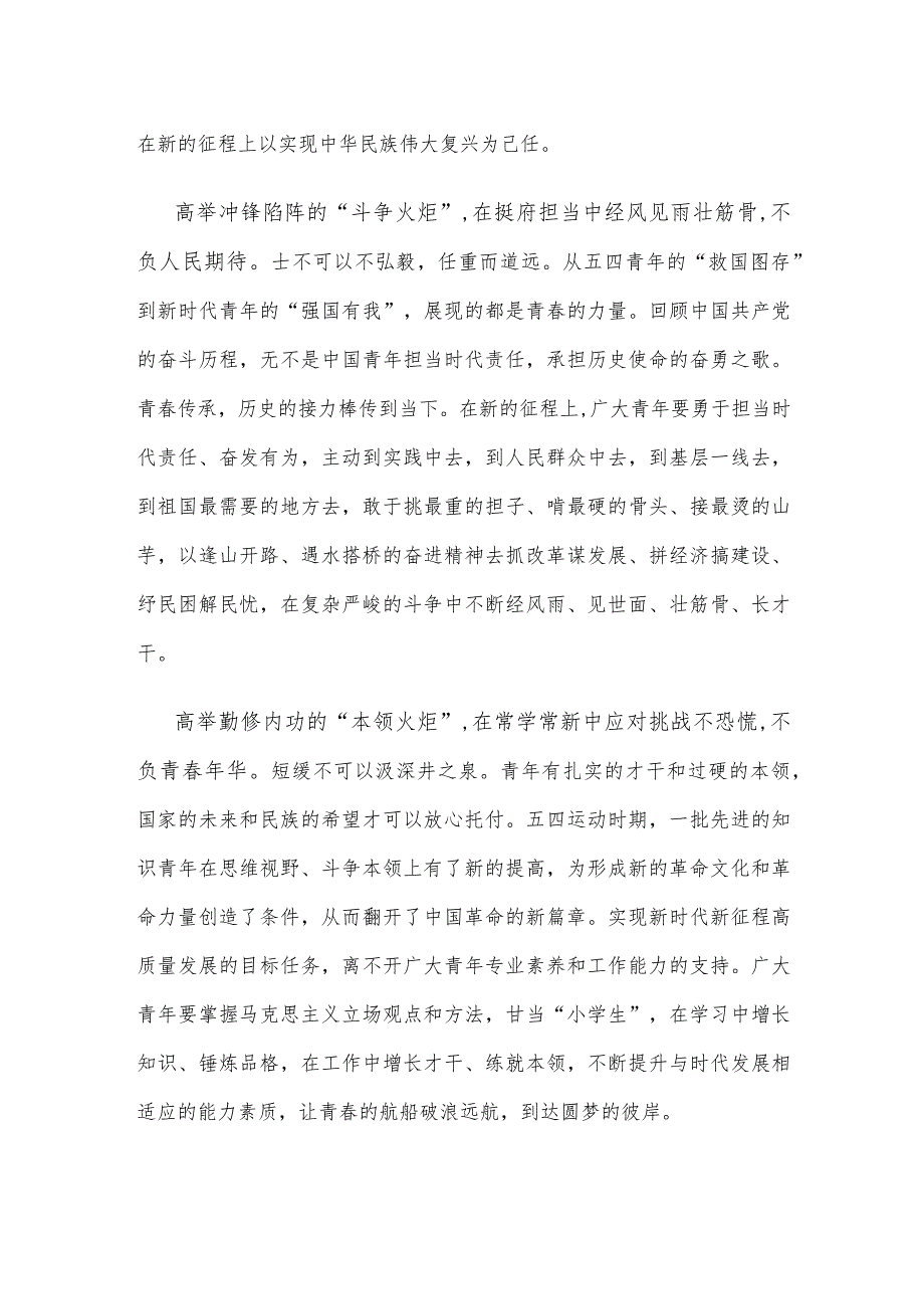 学习领悟在同团中央新一届领导班子成员集体谈话时重要讲话心得体会.docx_第2页