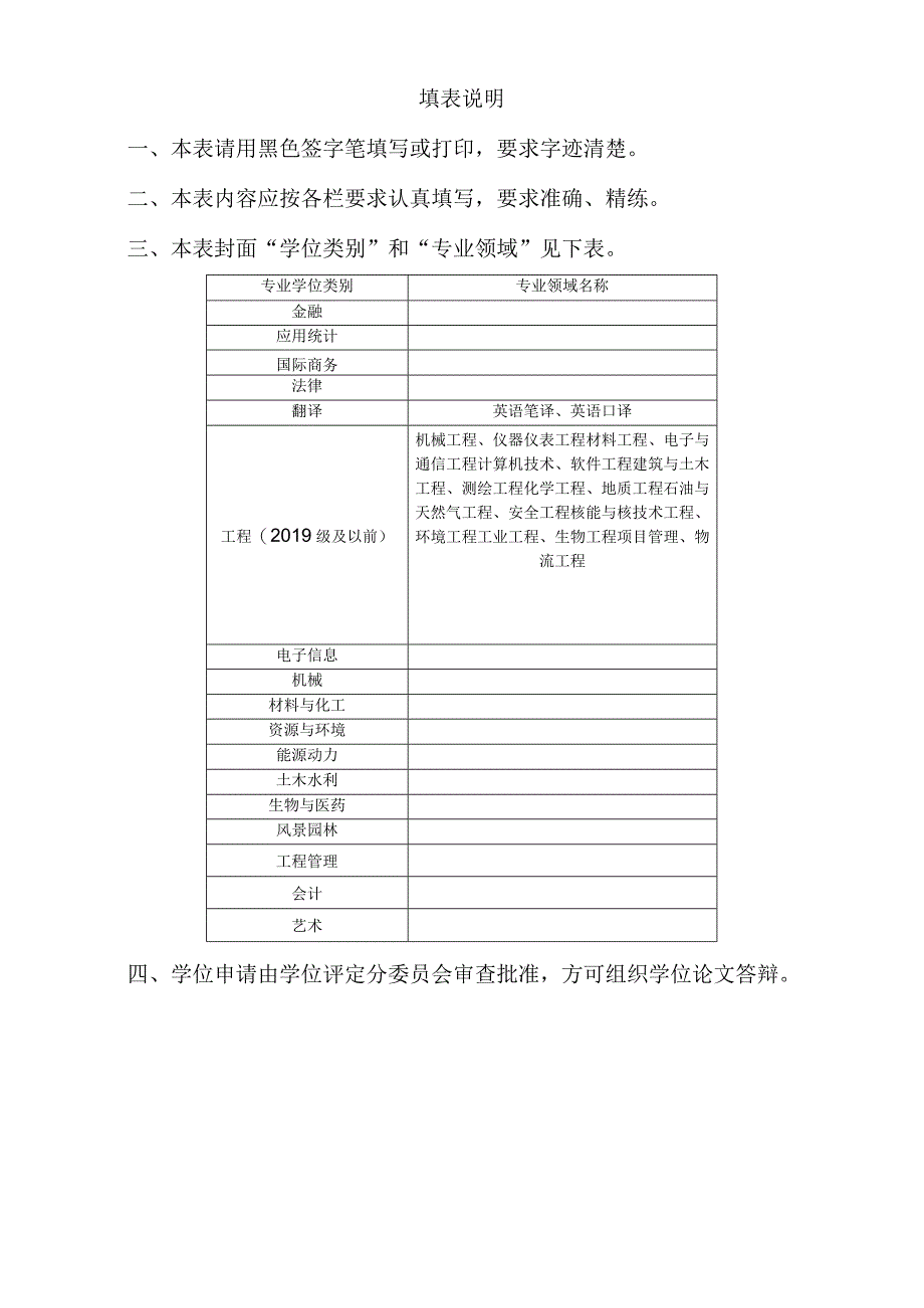 1.专业学位硕士学位申请书（请用A3纸双面复印装订成册并用碳素墨水填写或打印）-20230315更新.docx_第2页