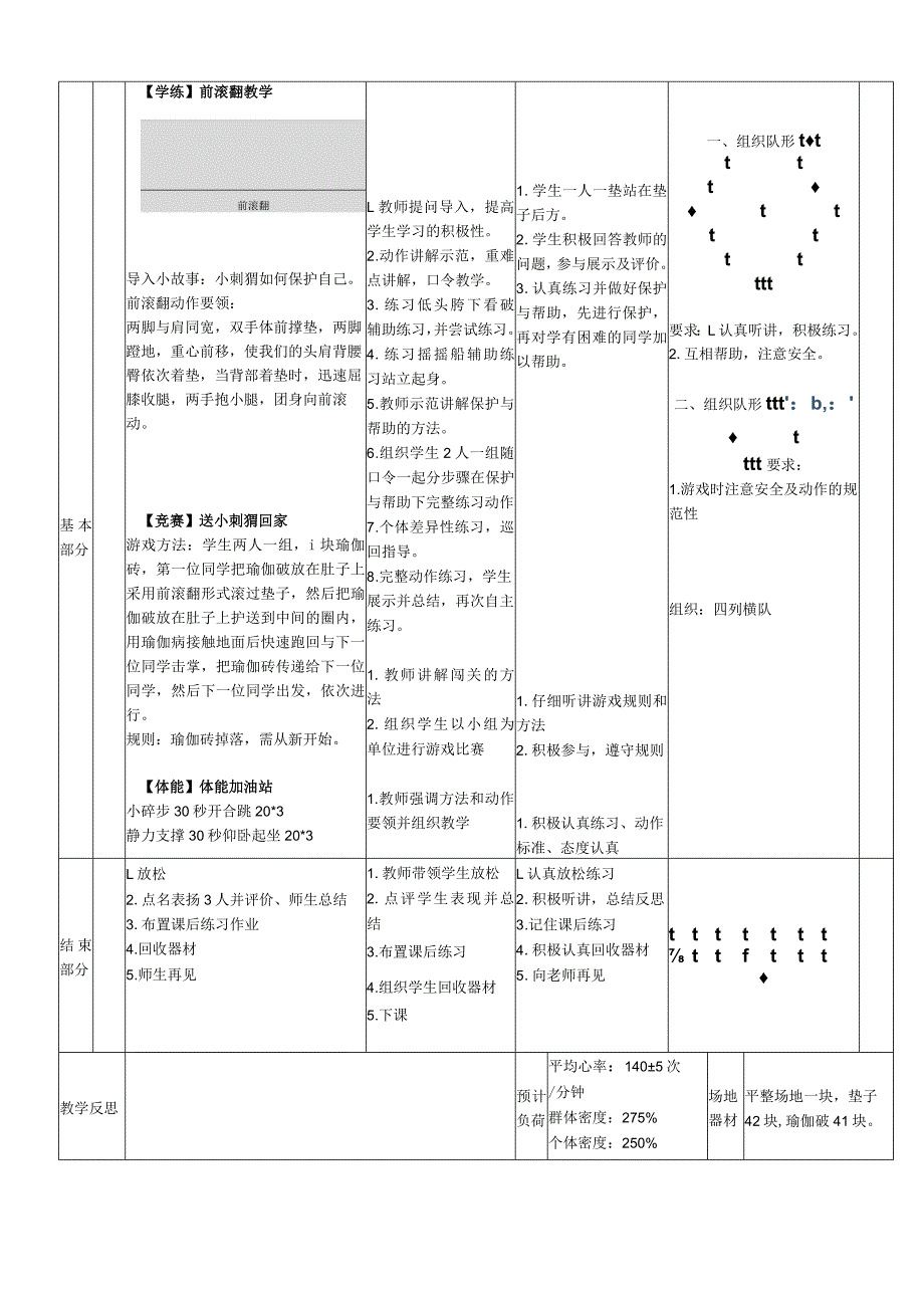 小学新课标水平二《前滚翻》体育与健康教案.docx_第3页