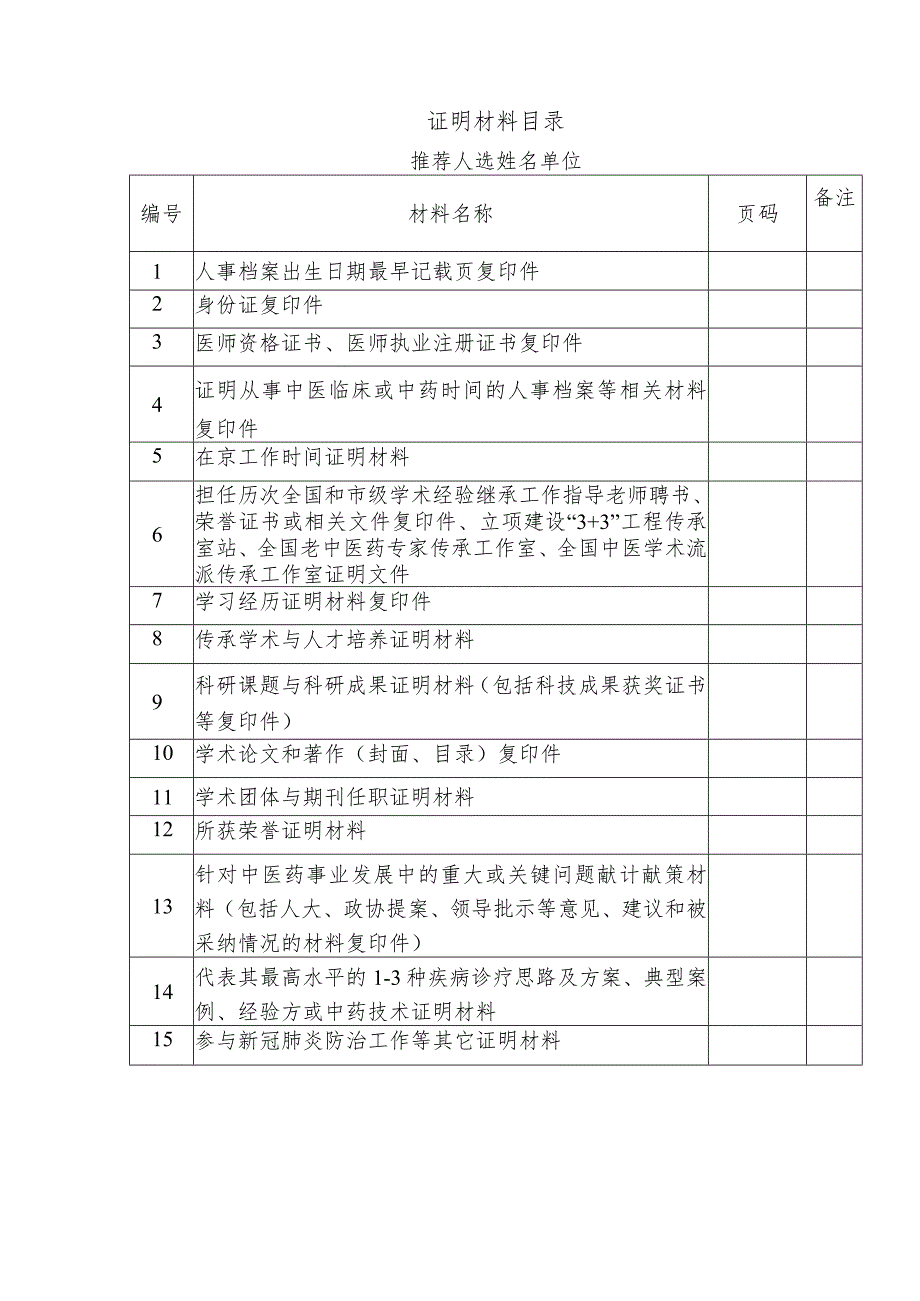 证明材料目录.docx_第1页