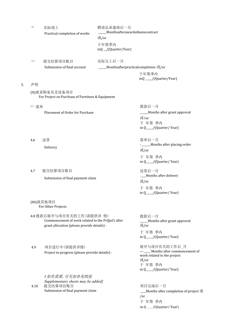 奖券基金拨款申请表格工程家具及设备.docx_第3页