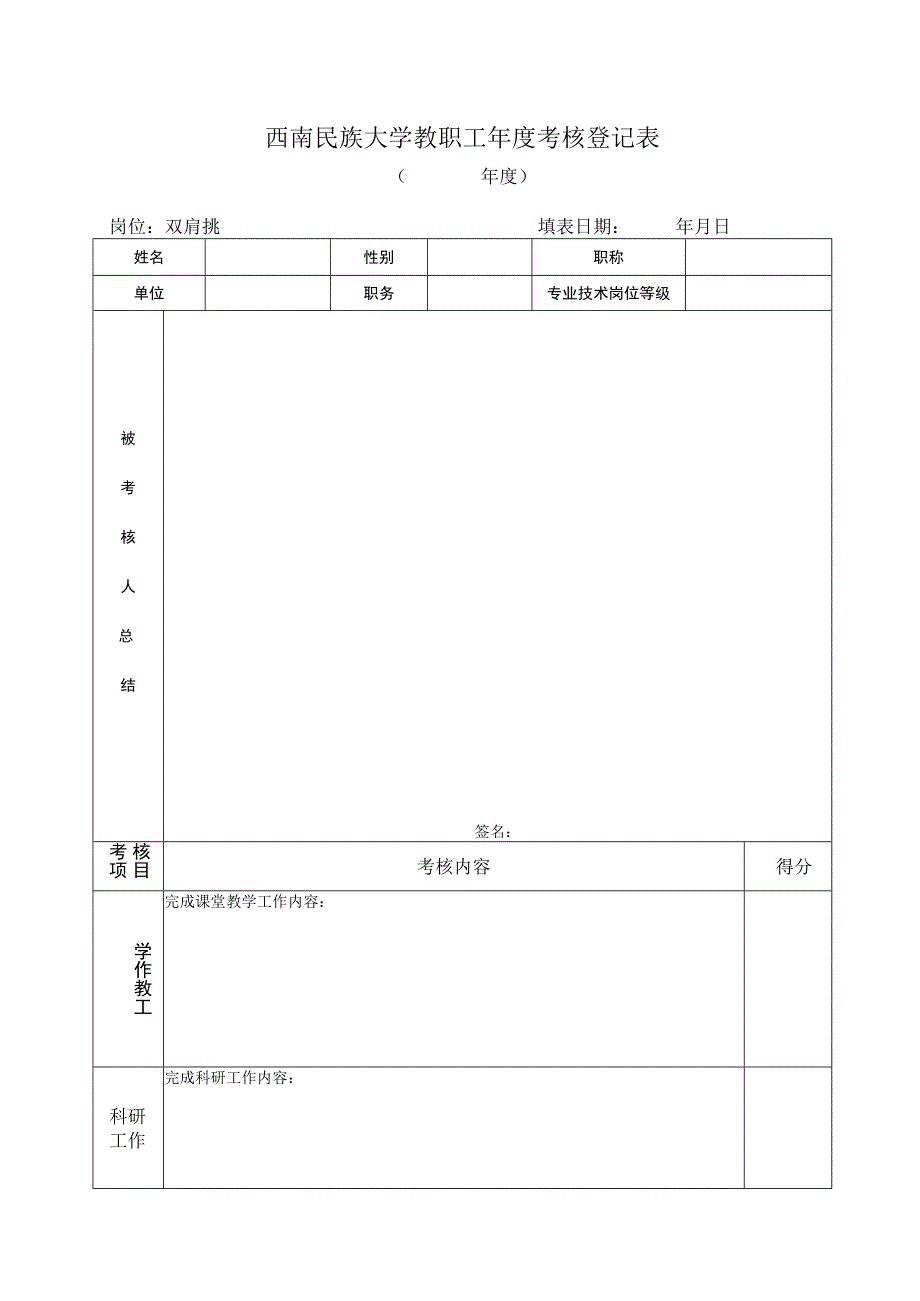 3.双肩挑岗位年度考核表.docx_第1页