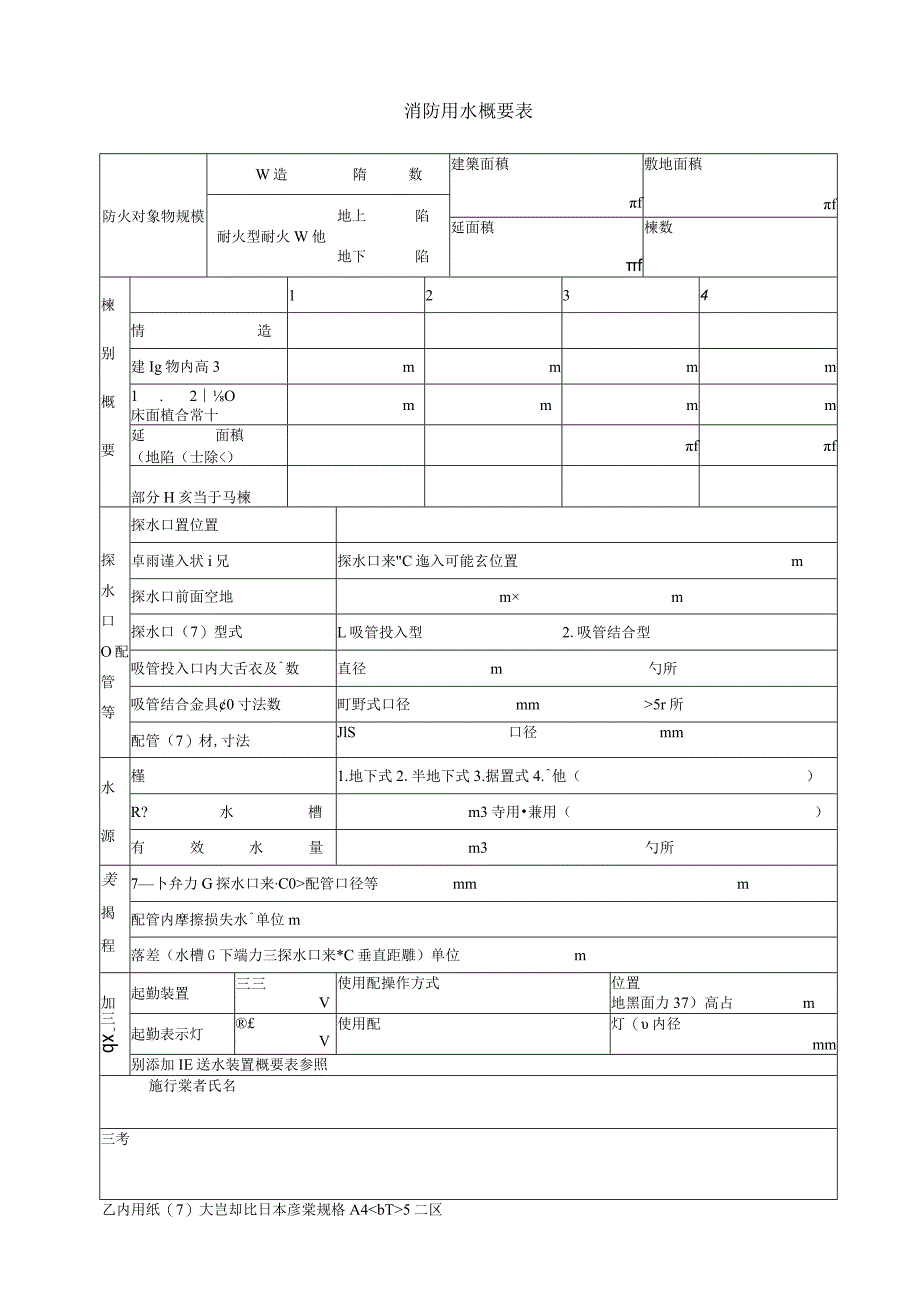 消防用水概要表.docx_第1页